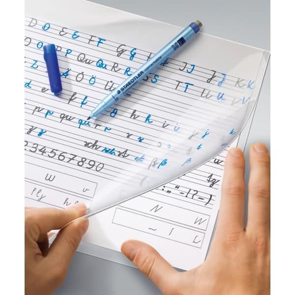 Image du produit Staedtler Lumocolor correctable Marqueur non permanent 305M,étui de 4 pièces, largeur de trait : M (1,0 mm) (4x)