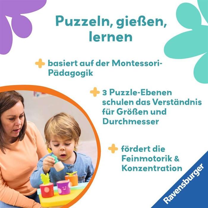 Produktbild Ravensburger Play+ Puzzle- & Spiel-Set: Meine kleinen Pflanzen – Kinderpuzzle, Pretend Play Set