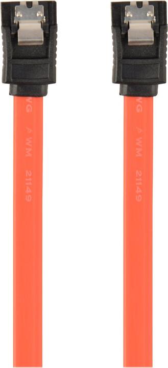 Image du produit Gembird CC-SATAM-DATA-0.1M Câble SATA 0,1 m SATA 7 broches noir (10 cm)