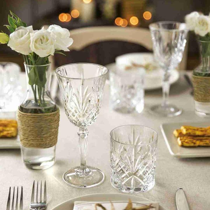 Produktbild Rcr Weinglas Melodia 6er Set (21 cl, 6 Gläser, Rotweingläser, Weissweingläser)