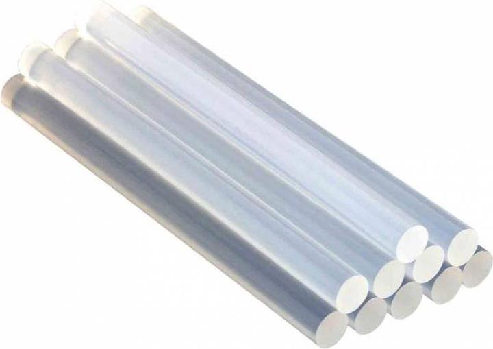 Glorex Bastoncini di ricambio 7,5x100mm 10pz per pistola a colla a caldo "Mini