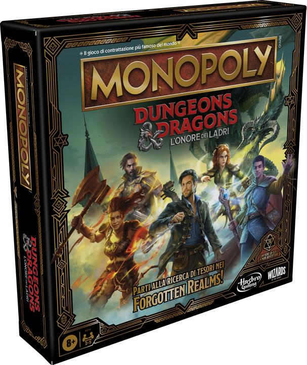 Immagine prodotto Monopoly Dungeons & Dragons: L'onore tra i ladri gioco ispirato al film, D&D gioco da tavolo f (Italiano)
