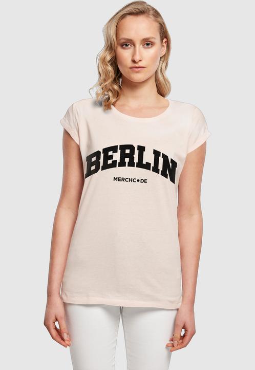 Immagine prodotto Merchcode Maglietta da donna Berlin Wording - 112975 (M)