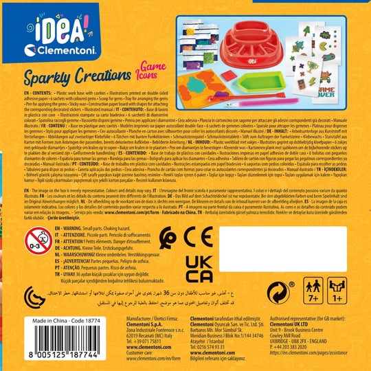 Immagine prodotto Clementoni Icone di gioco di Sparkly Creations