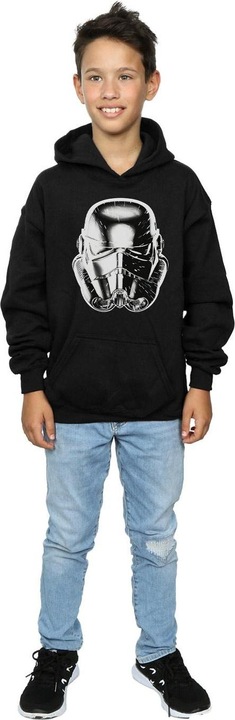 Immagine prodotto Star Wars Stormtrooper Warp Speed Helmet Felpa con Cappuccio Ragazzi (152, 158)