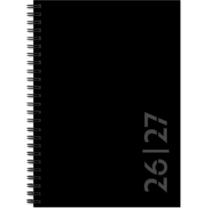 Produktbild Simplex Schulagenda Teacher Daily A5 2026/2027, Schwarz (A5, 1 Tag / 1 Seite)