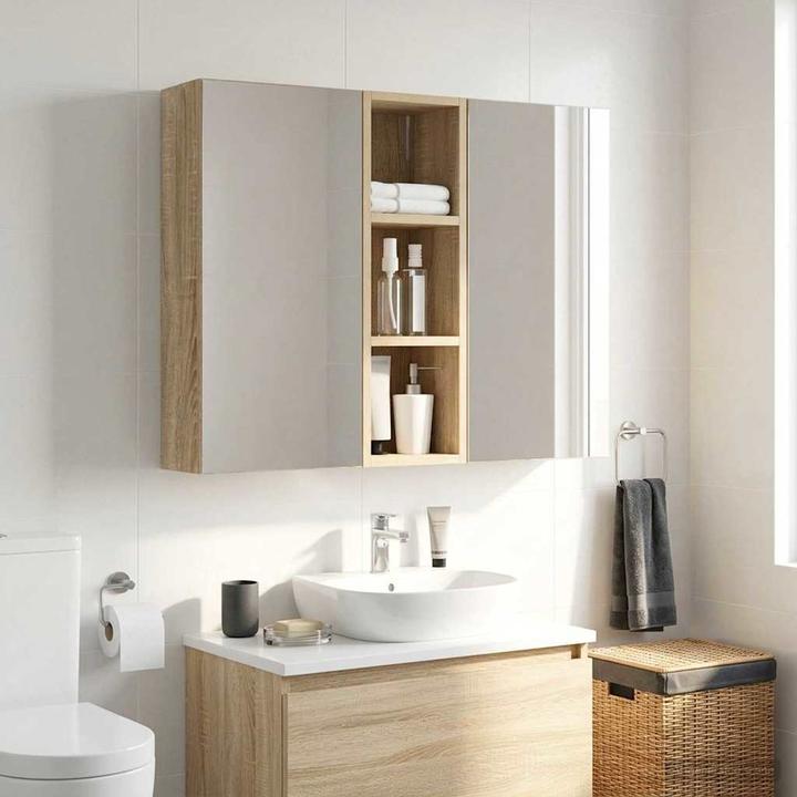 Produktbild vidaXL Badezimmerschrank (16 x 20 x 62.50 cm)