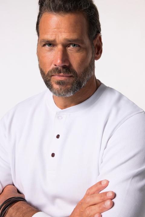 Produktbild JP1880 JP 1880 Henley, Langarm, Piqué (6XL)