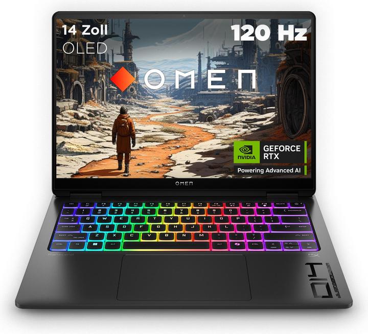 Produktbild HP Omen 14 14-fb1095ng (14", 1000 GB, 32 GB, DE, Intel Core Ultra 9 285H)