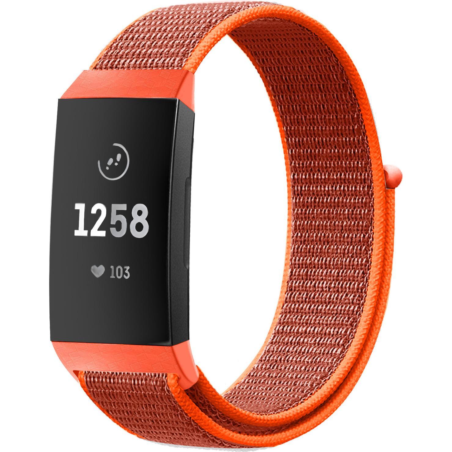 Thumbnail - Strap-it Nylonarmband (Nylon, Charge 4), Uhrenarmband, Orange