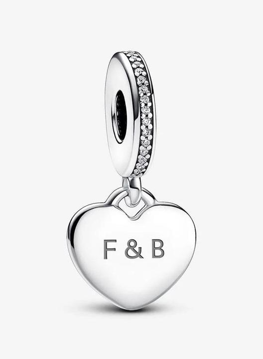 Image du produit Pandora Coeur gravé (Zirconium cubique)