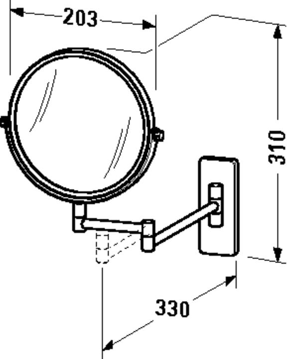 Immagine prodotto Duravit Specchio cosmetico D-Code