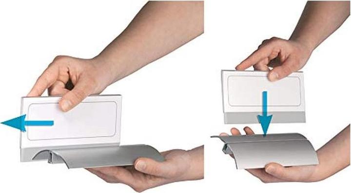 Produktbild Durable Tischnamensschild, Acryl mit Aluminiumfuss