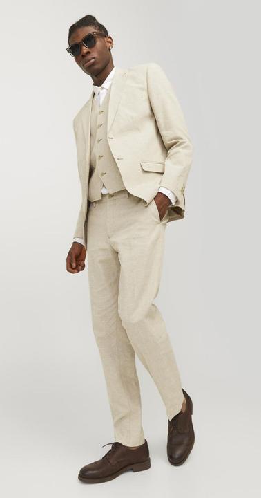 Produktbild Jack & Jones Slim Fit Leinen Hose (56)