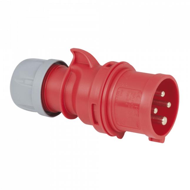 Produktbild PCE CEE 16A 400V 4p Plug Male (CEE 16/4)