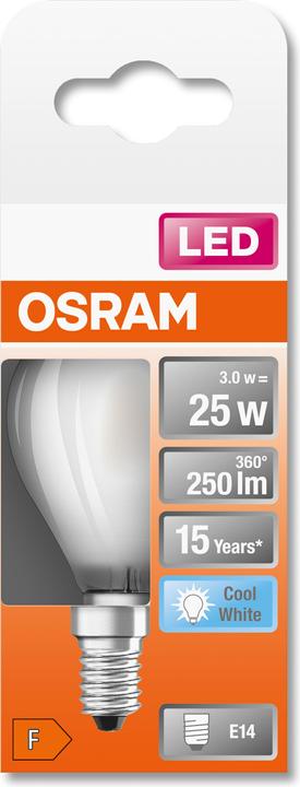 Actual product image Osram Star Classic P (E14, 25 W, 250 lm, 1 x, F)