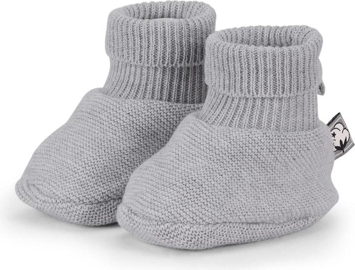 Produktbild Sterntaler Baby-Socken Strick-Schuh Hellgrau Melange Gr. 14 (14)