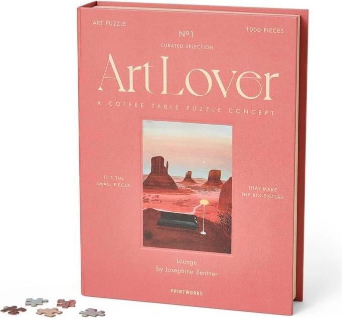 Printworks Puzzle ziegelrot (1000 Teile)