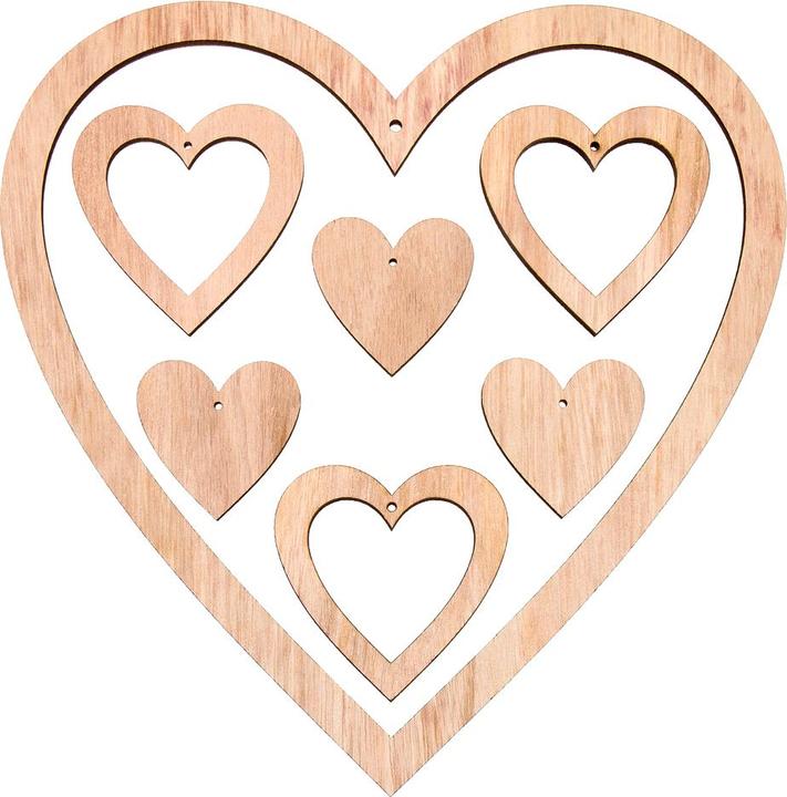 Halbach Deko-Set aus Holzreifen