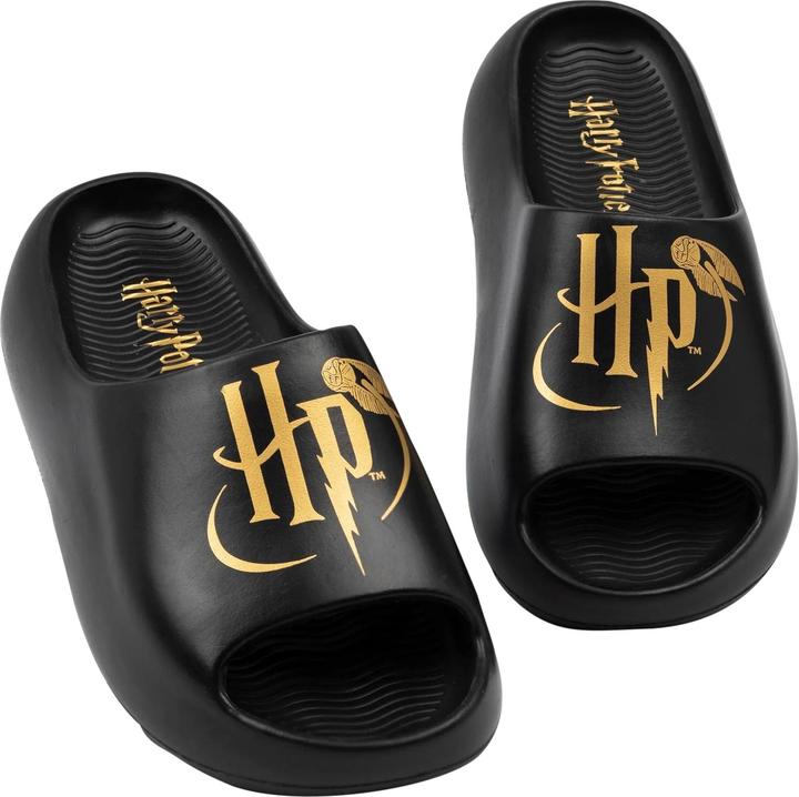 Actual product image Childrens/Kids Golden Snitch Moulded Footbed Sliders (34)