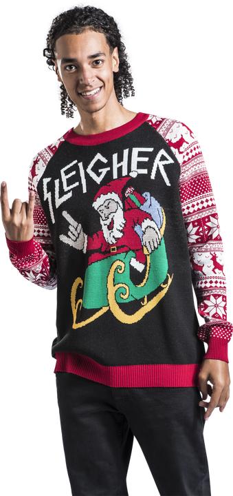 Produktbild Ugly Christmas Sweater Sleigher Santa (4XL)