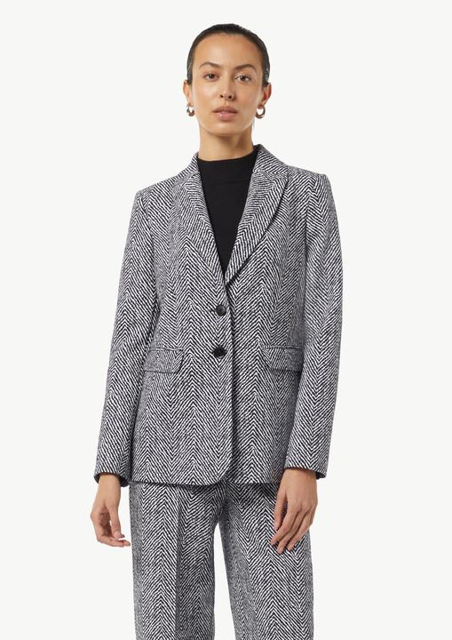 Image du produit Comma Indoor-Blazer Antaillierter Blazer aus Jacquard (40)