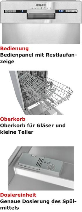 Produktbild Exquisit Exqu Geschsp. EGSP9309-EF-030E inox 816053300