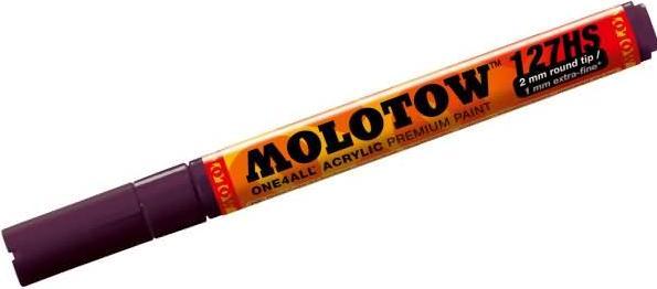 Actual product image Molotow Permanent marker One4All 127 HS refillable 2mm purple-violet (Purple violet, 2 mm, 1 x)