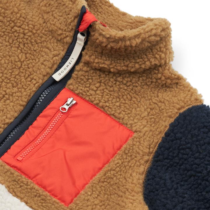 Actual product image Liewood Nolan Pile Jacket Midnight Multi (110)