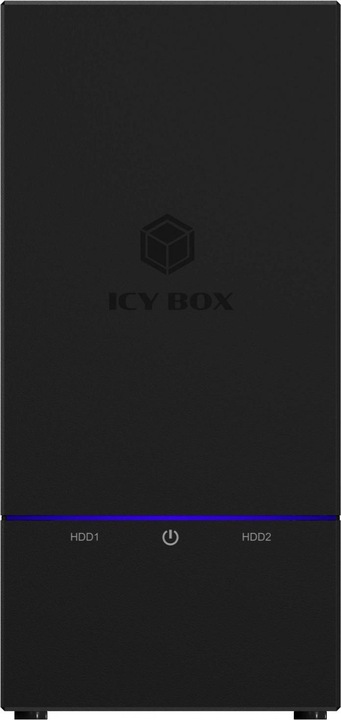 Actual product image Icy Box IB-RD3621-C31 External 2-bay RAID enclosure for 2x 2.5-inch or 3.5-inch SATA drives (2.5", 3.5")