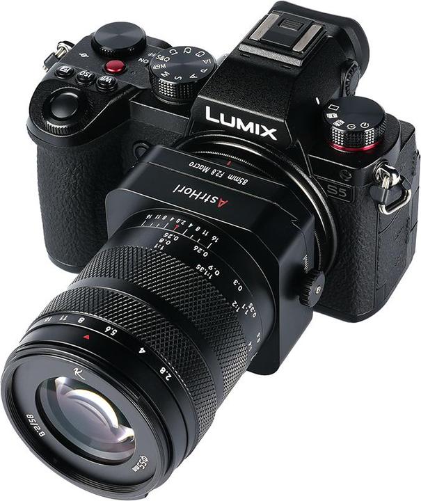 Produktbild AstrHori Full Frame 85mm F2.8 (Macro & Tilt Lens) with Leica/Panasonic/Sigma L mount (black) (Leica L, Vollformat)