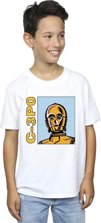 Produktbild Star Wars C3PO Line Art TShirt Jungen (152, 158)