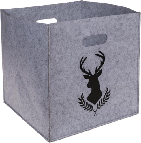 Produktbild Angela Bruderer Aufbewahrungsbox faltbar «Hirsch» (32 x 32 x 32 cm)