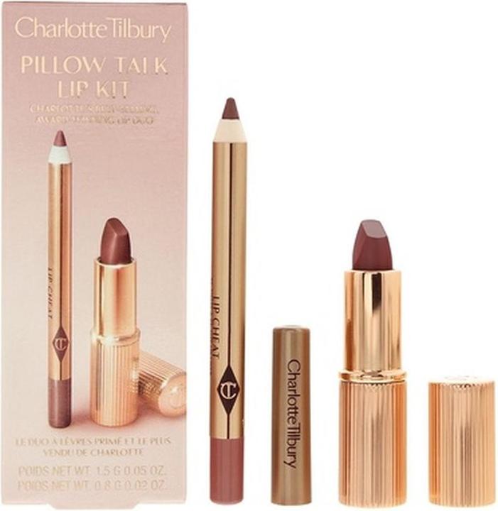 Image du produit Charlotte Tilbury Pillow Talk Lip Kit (Talc d'oreiller)
