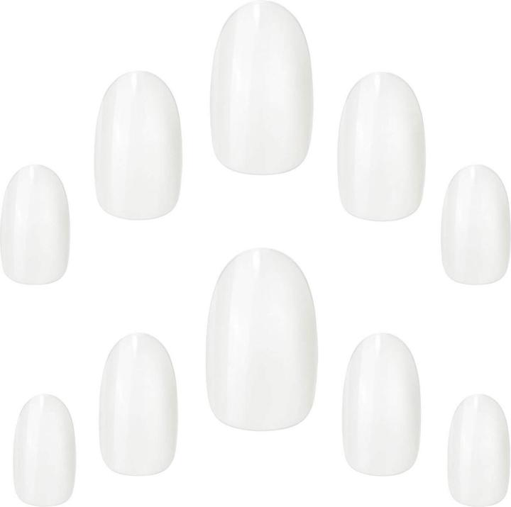 Produktbild Elegant Touch Bare Nails Oval (Kunstnägel, Weiss)