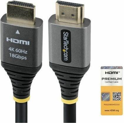 Immagine prodotto StarTech 5ft (1.5m) HDMI 2.0 Cable, 4K, Certified (1.50 m)