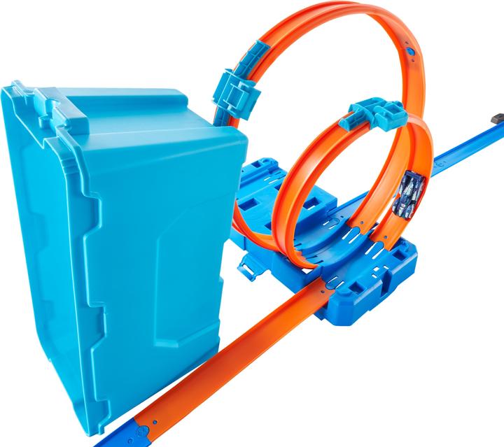 Actual product image Hot Wheels Track Builder Super Multi-Looping Box