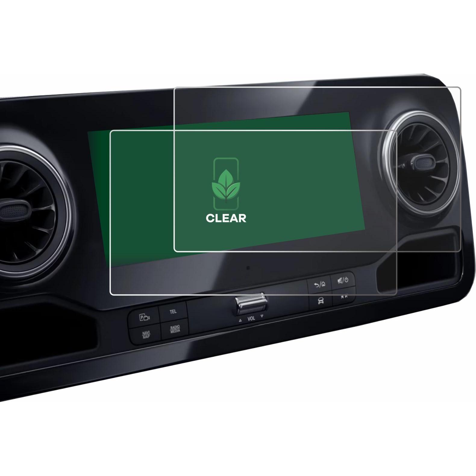 ScreenLeaf, Fahrzeug Navigation Zubehör, Schutzfolie nachhaltiger Displayschutz Displayschutzfolie Folie Klar Transparen...