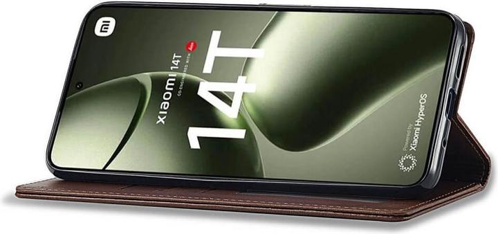 Produktbild LC.Imeeke Xiaomi 14T - Leder Etui Hülle (Xiaomi 14T)