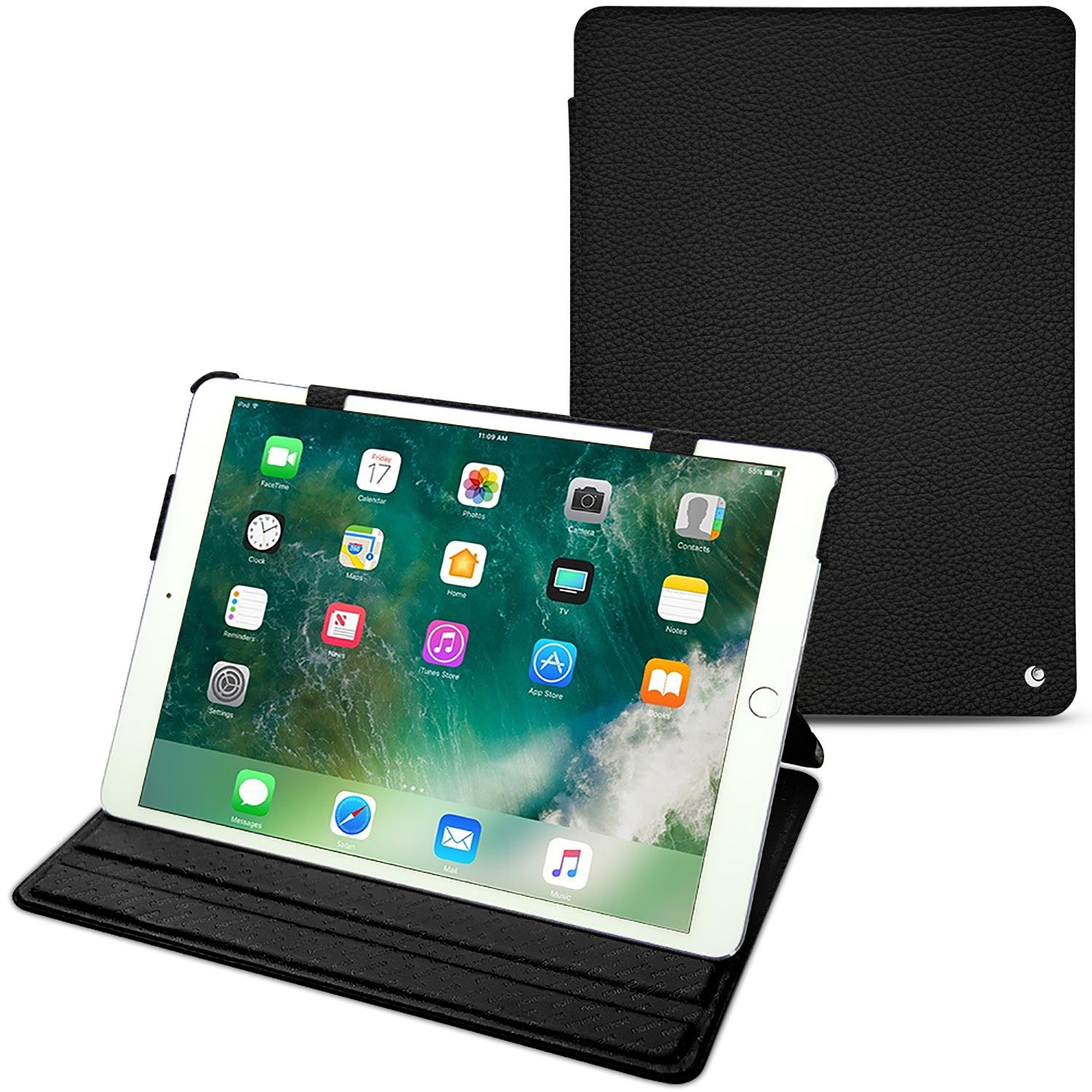Noreve Lederschutzhülle horizontal (iPad Pro 10.5 2019 (2. Gen)), Tablet Hülle, Schwarz