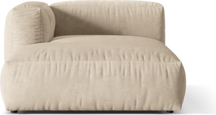 Image du produit Micadoni Chaise longue modulable gauche, "Martina", 1 Place, 176x123x75 Fabriqué en Europe (Recamière)