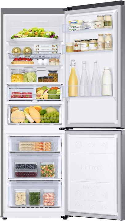 Produktbild Samsung RB34C675ES9 Fridge Freezer, steel (Freistehend, 344 l)