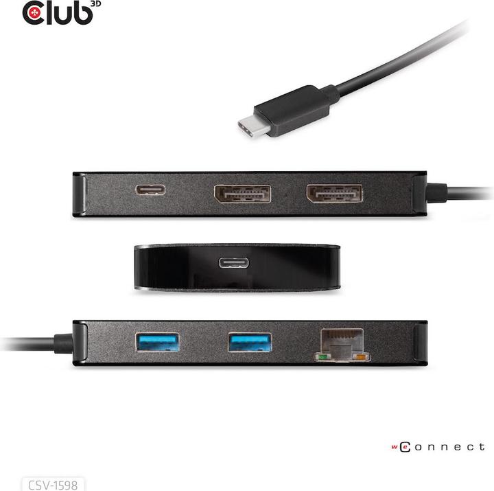 Produktbild Club 3D CSV-1598 (USB-C, 7 Ports)