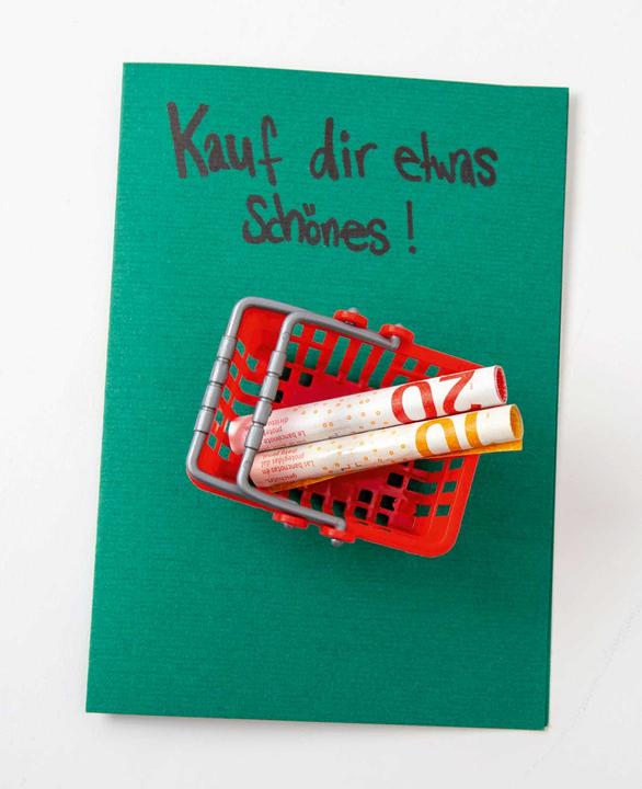 Produktbild I Am Creative Miniatur Einkaufskorb, rot