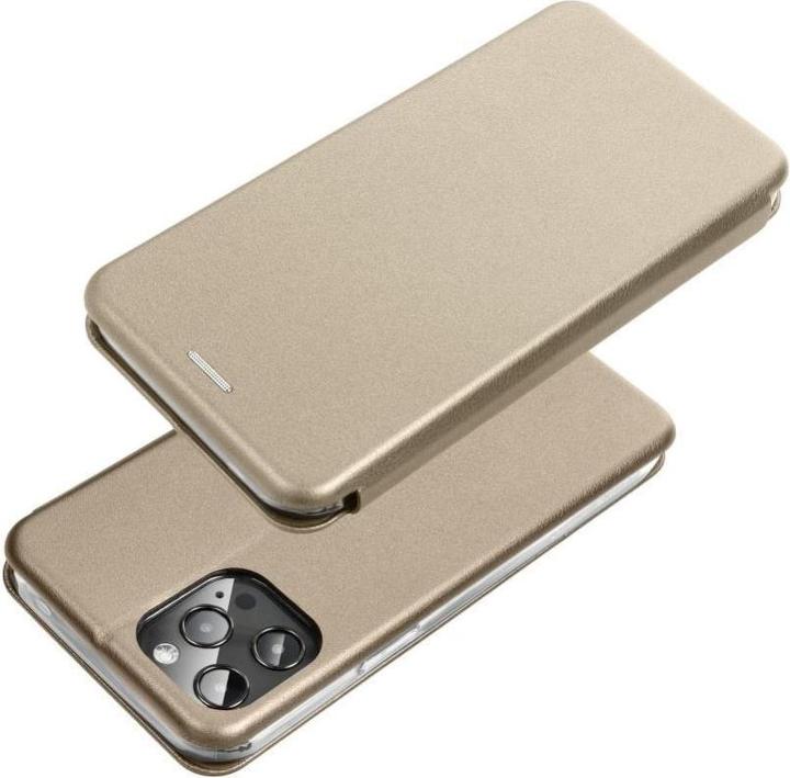 Actual product image Forcell Book case OEM ELEGANCE book case for IPHONE 13 Pro Max gold (Apple iPhone 13 Pro Max)