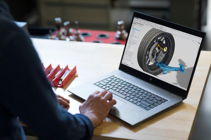 Actual product image HP ZBook Studio G5 Mobile Workstation (15.6-inch) Ultra HD Intel® Core™ i9 DDR4-SDRAM SSD NVIDIA (15.60", 512 GB, 16 GB, Intel Core i9-8950HK)