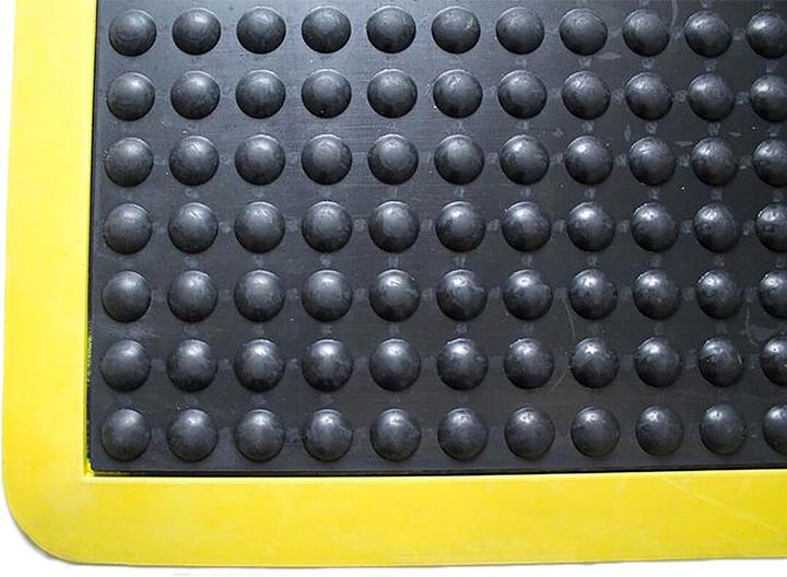 Produktbild Coba Europe BubbleMat BLK/YEL 0.9m x 1.2m INTLK End (120 x 90 cm)
