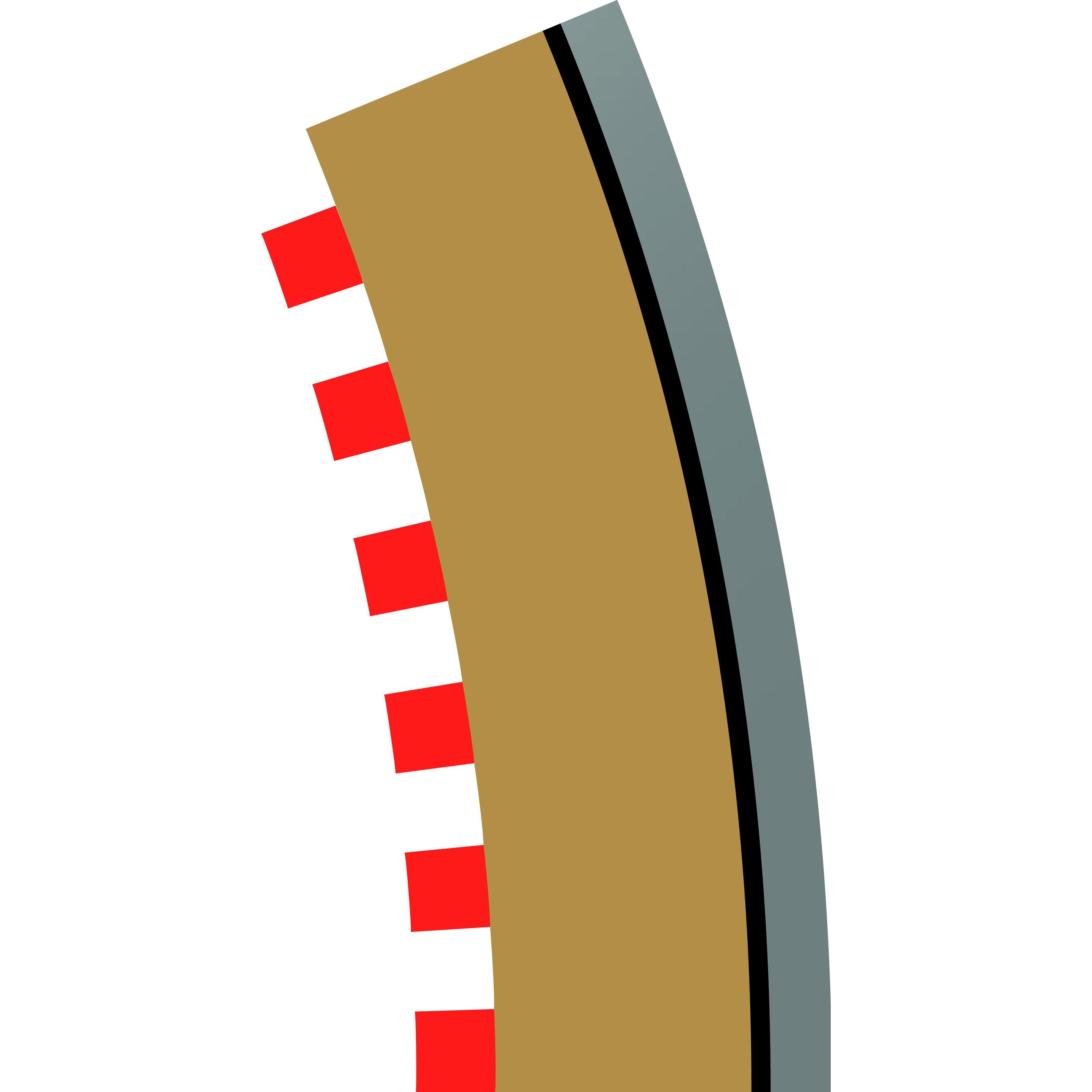 Scalextric Borders R2 Outer 4 Stück