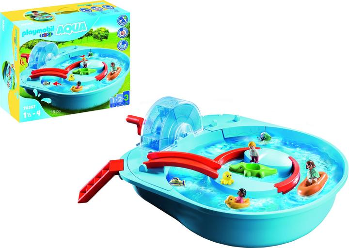 Produktbild Playmobil Fröhliche Wasserbahn (70267, Playmobil 1.2.3)