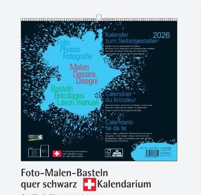 Produktbild Bastelkalender schwarz